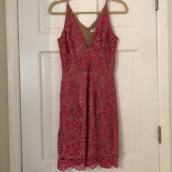 open lace back dress Alyssa Dress  Dress the Population